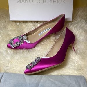 New authentic Manolo Blahnik hangisi pumps